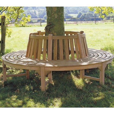 Banc circulaire en teck massif tour d'arbre 360°, Westminster TECK ATTITUDE