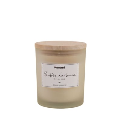 Bougie parfumée en cire de soja "souffle d'automne" 280g ORNAMI