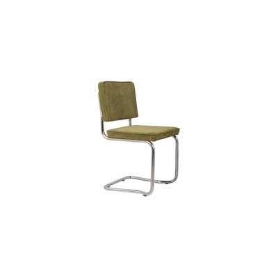 Chaise en velours Ridge kink rib ZUIVER