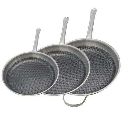 Set de 3 poêles 24/28/ avec 3 ustensiles RELIEF SOLUTION ELO