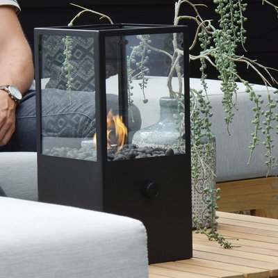 Cosidome High Black Garden Fire Lantern SO'HOME