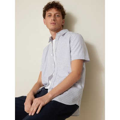 Chemise manches courtes Regular Fit popeline carreaux CYRILLUS