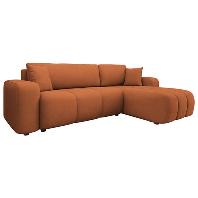 Canapé d'Angle Convertible en Tissu 4 places - NICOLE LISA DESIGN