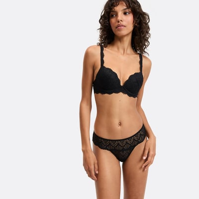 Lison Push-Up Bra in Lace LA REDOUTE COLLECTIONS