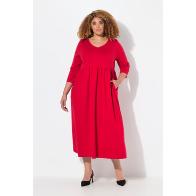 Robe en jersey avec poches, couture empire ULLA POPKEN