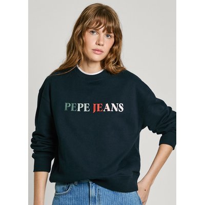 Sweatshirt mit rundem Ausschnitt & Logo PEPE JEANS