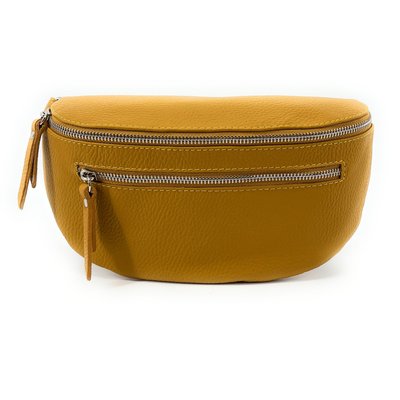 Sac banane en cuir grainé LOU-ANN OH MY BAG
