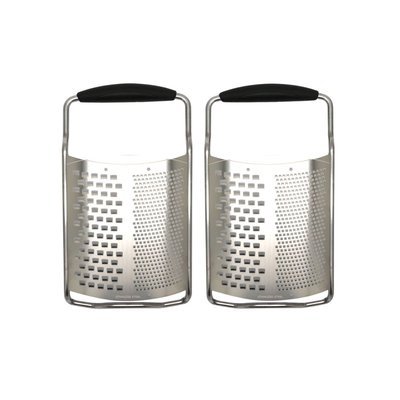 Set de 2 râpes à fromage en inox MULTIFONCTIONS FACKELMANN