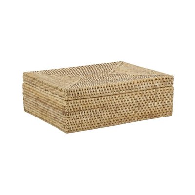 Coffret rectangulaire en rotin naturel AUBRY GASPARD