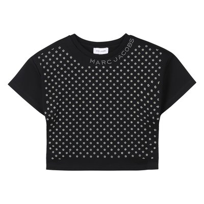Top en coton avec strass MARC JACOBS