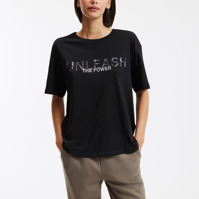 Weites T-Shirt Space Life mit rundem Ausschnitt ONLY PLAY