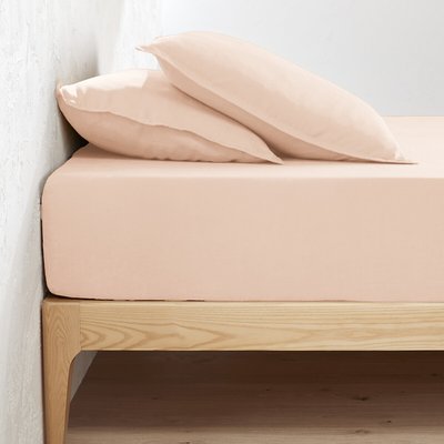 Lenzuolo con angoli lino lavato, balza 35 cm, Linot LA REDOUTE INTERIEURS