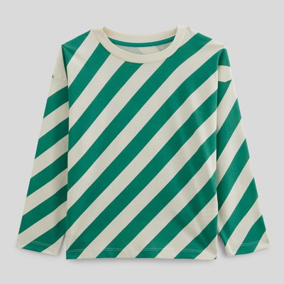 T-shirt manches longues rayé en coton BIO GOTS MONOPRIX
