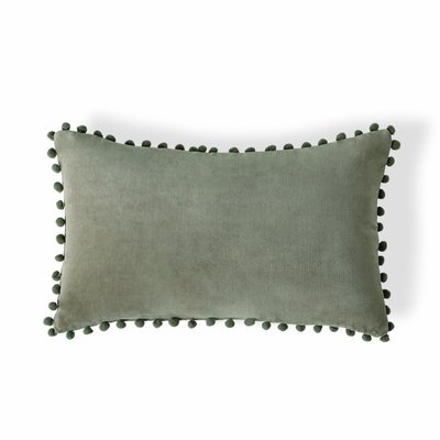 Housse de coussin velours de coton VELVET FEBRONIE