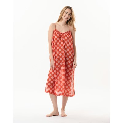 Robe longue imprimée pois en 100% coton RIVA 740 LE CHAT