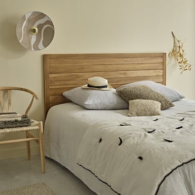 Tête de lit en bois de teck 160 cm  BOSTON BERAH GETAH