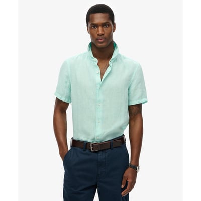 Chemise en lin à manches courtes Vacation SUPERDRY