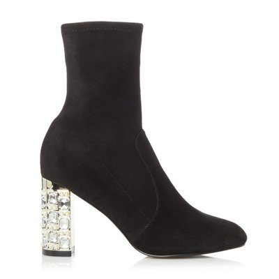 Bottines à talon ornées de strass - ORELLA DUNE LONDON