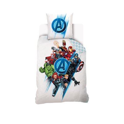 Parure de lit coton, avengers team Marvel DISNEY