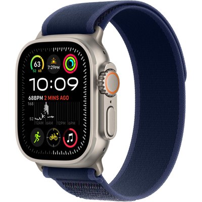 Montre connectée Ultra 2 49mm Naturel / Bleu Trail S/M Ce APPLE