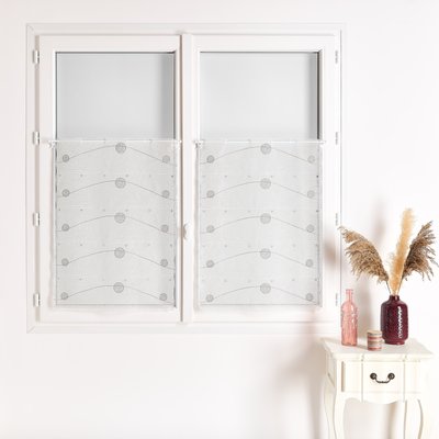 Modulable en étamine brodée motif rond HOME MAISON