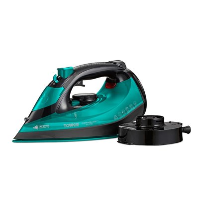 CeraGlide 360 Cord/Cordless Steam Iron with Rapid Heat-Up and Recharge - T22022 TOWER