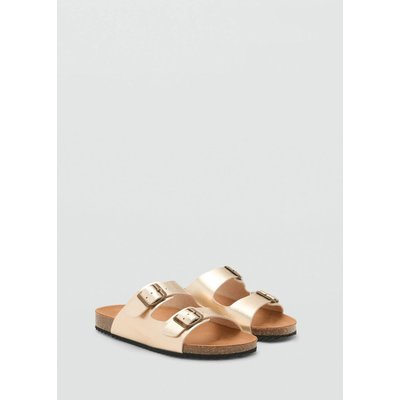 Sandales boucles métallisées MANGO TEEN