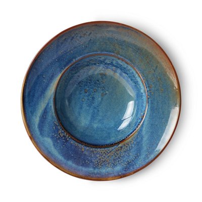 Grande assiette à pâtes porcelaine  Chef HKLIVING