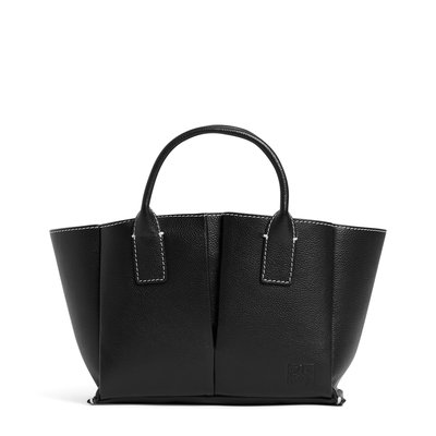 Sac à main petit en cuir grainé ELENA LE TANNEUR