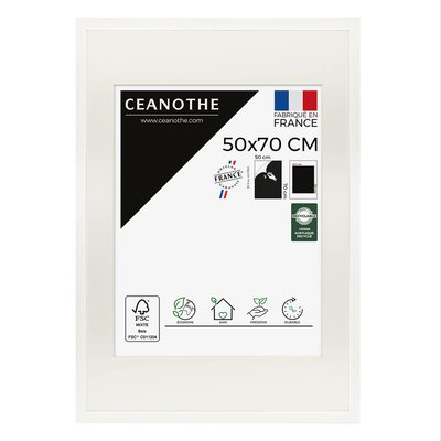 Cadre Photo Avec Passe-partout 50x70 Cm Bois Reconstitué Fsc MILAN CEANOTHE