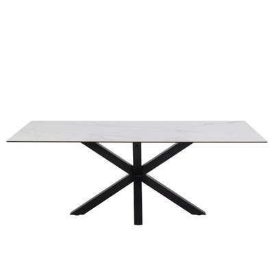 Table de salle à manger rectangulaire en céramique L200 - NEIVA HELLIN, DEPUIS 1862