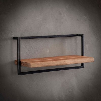 Etagère murale industrielle bois et métal 65 cm MELBOURNE PIER IMPORT