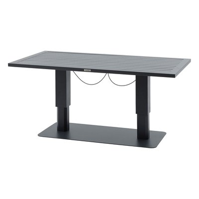 Table de jardin relevable rectangulaire en aluminium SALIMIA HESPERIDE