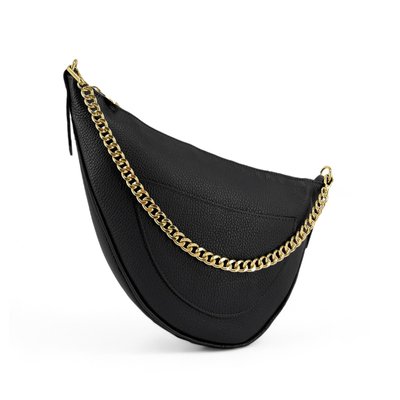 Sac demi-lune en cuir grainé DIANE OH MY BAG
