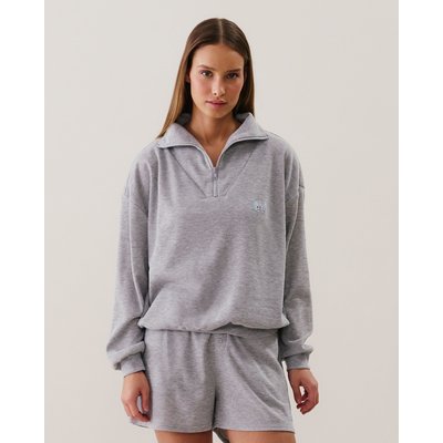 Sweatshirt gris chiné JANELIZ UNDIZ