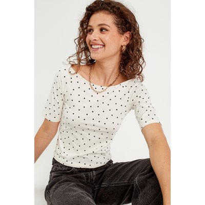 T-shirt col bateau CACHE CACHE