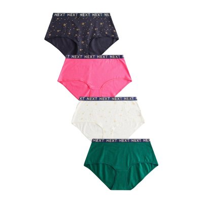 Slips épais logo-mi-longue, lot de 4 NEXT