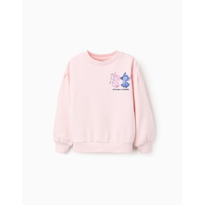 Sweat peigné avec Imprimé au Dos Lilo et Stitch ZIPPY