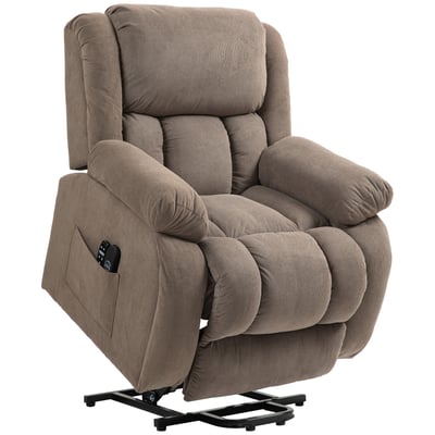 Fauteuil releveur multifonctionnel Velours HOMCOM