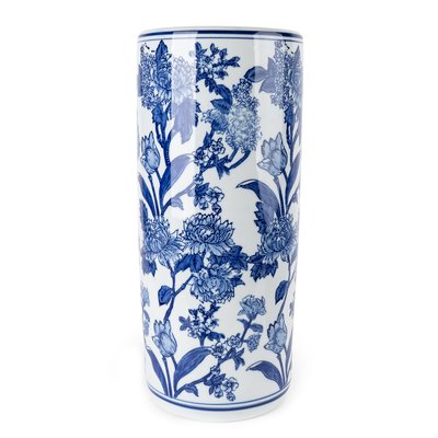 18" Floral Pattern Cylinder Vase SO'HOME