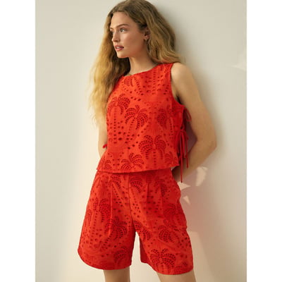 Short en coton avec broderie n. premium NEXT