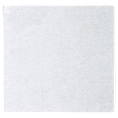 Serviette de table Marie-Galante Blanc 58x58 100% coton LE JACQUARD FRANCAIS