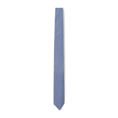 Cravate fine denim DRAEGER PARIS