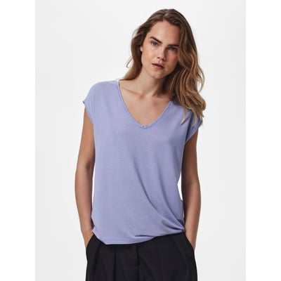 T-shirt effet brillant PIECES