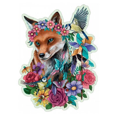 Puzzle en bois renard coloré 150 pcs RAVENSBURGER