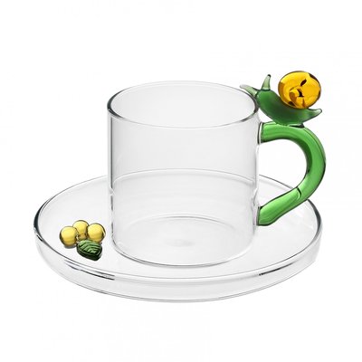 Tasse à café et soucoupe Escargot ICHENDORF