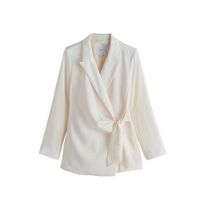 Blazer portefeuille en satin NEXT