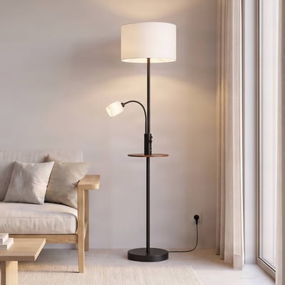 Lampadaire en métal moderne, Aovan LINDBY