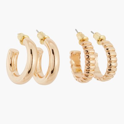 Set de boucles d'oreilles Gold BALABOOSTE