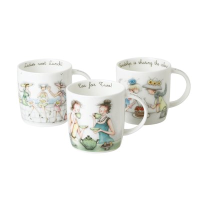 Mug 38 cl Tea time (lot de 3) ROY KIRKHAM